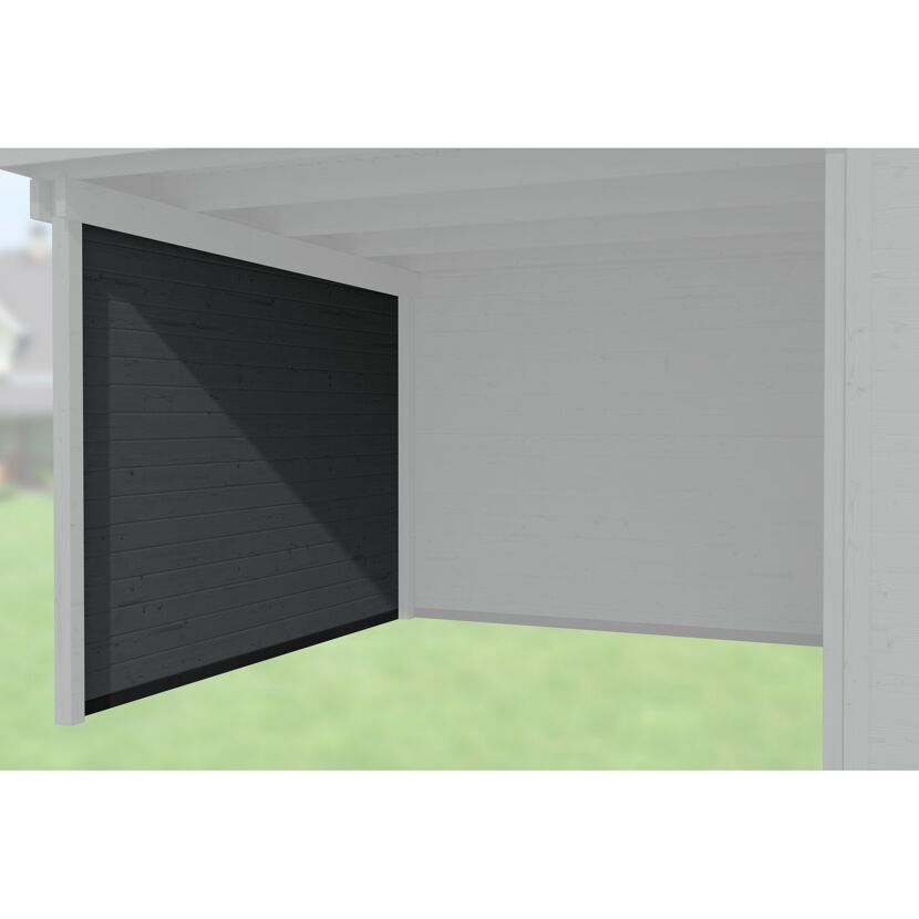 Seitenwand 295 cm Tiefe anthrazit