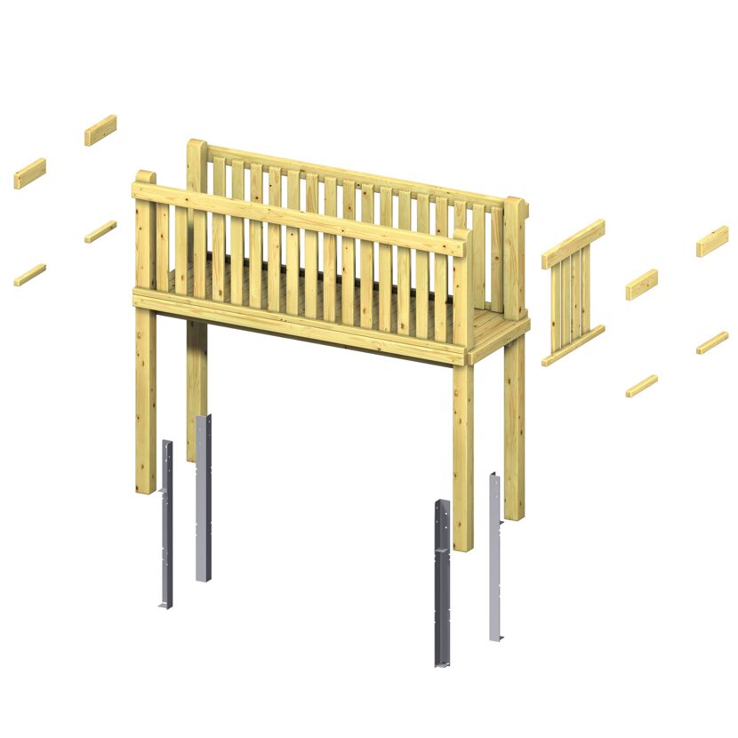 WIN PRO Brücke Set 262x92x232 Einzelteile