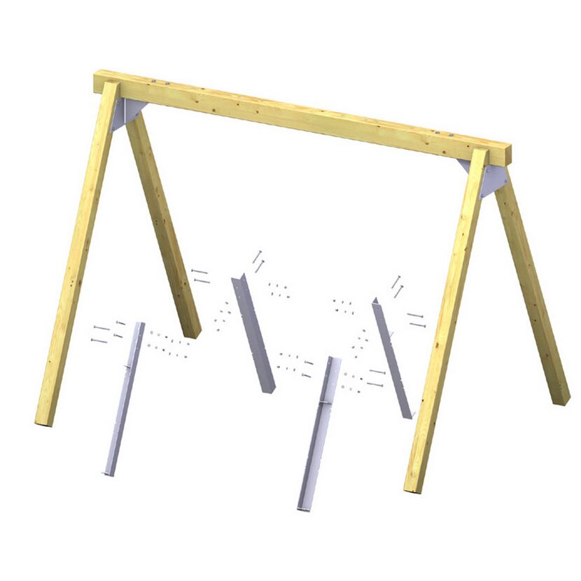 Schaukelgestell Bausatz mit Schrauben