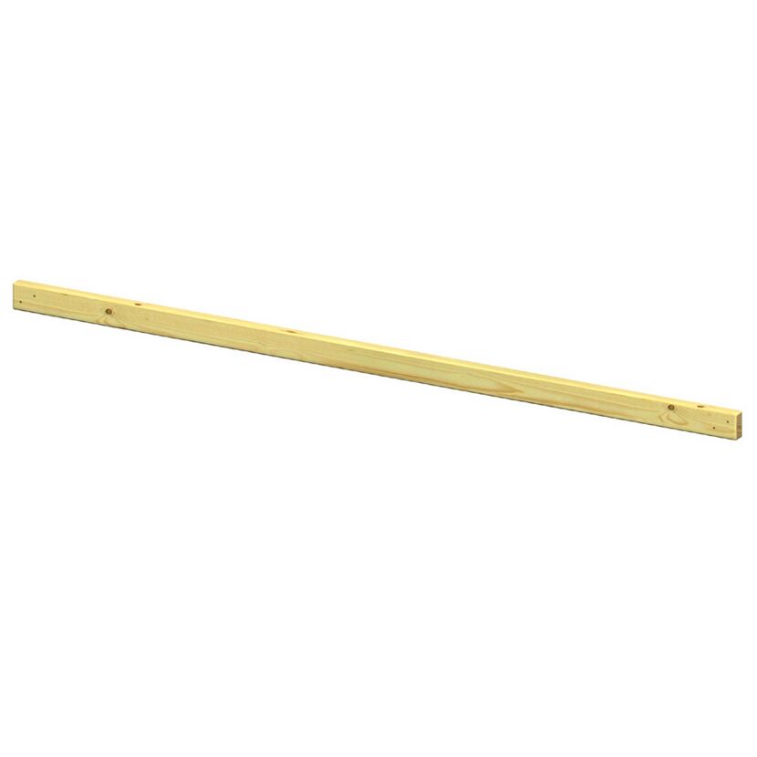Montagebalken aus hellem Holz