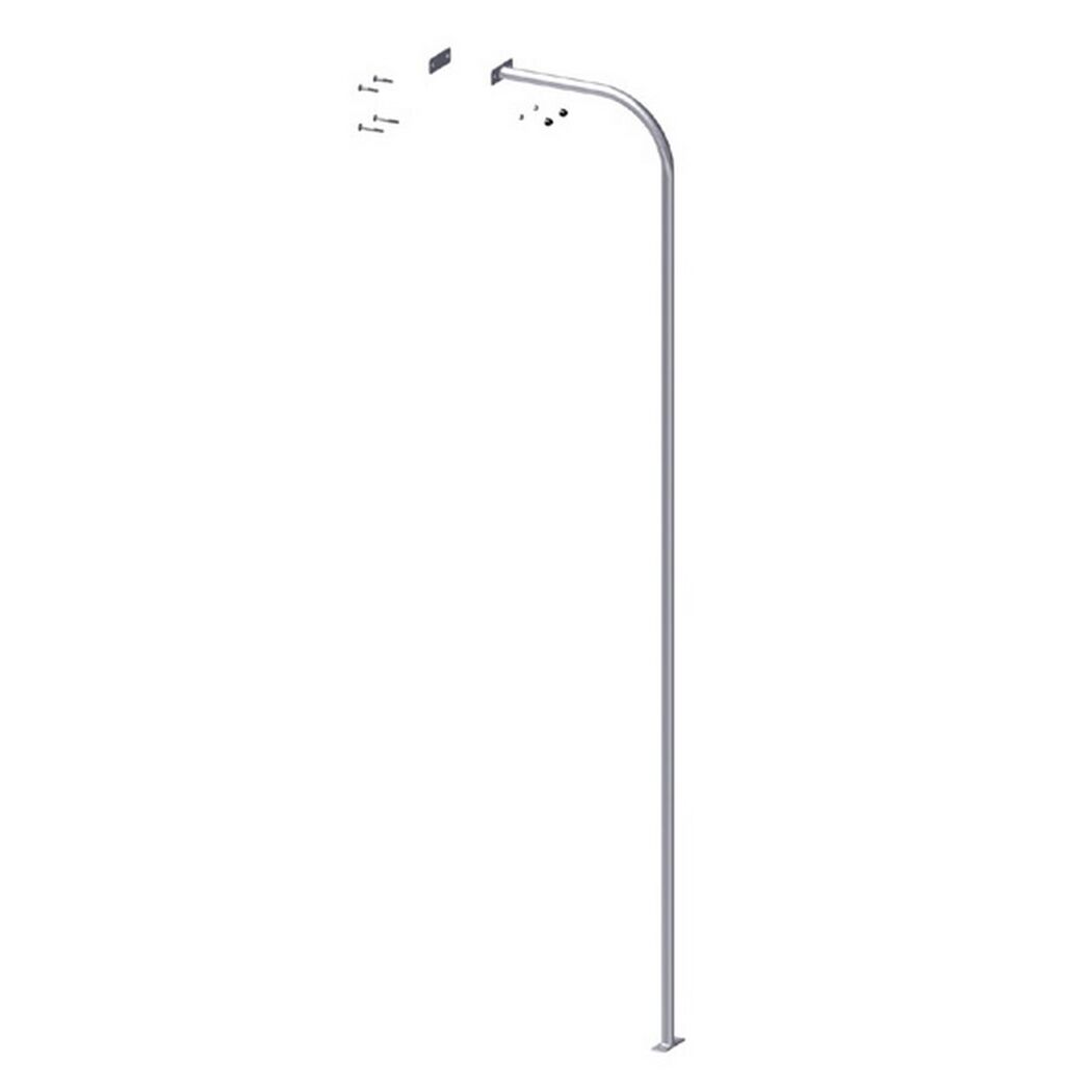 Feuerwehrstange 310 cm lang, 34 mm Durchmesser, Einzelteile