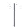 Metallischer Pfostenanker mit Schrauben