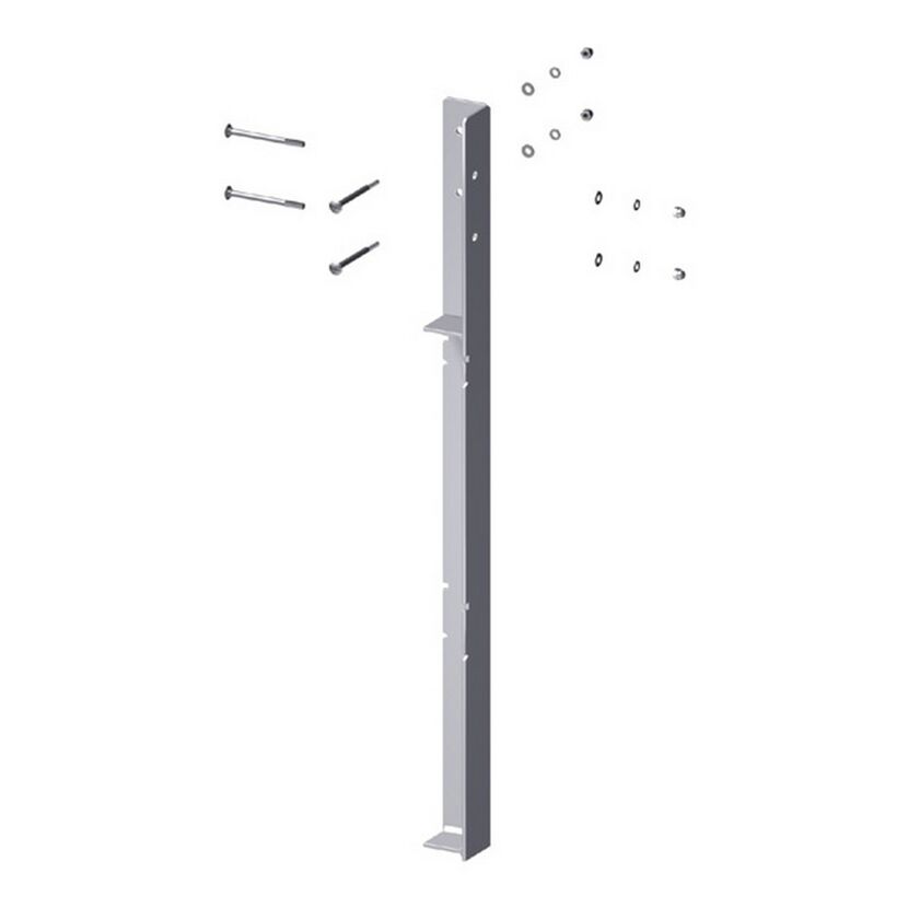 Metallischer Pfostenanker mit Schrauben