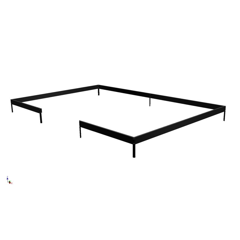 Fundament Grand Oase 13,0 qm schwarz