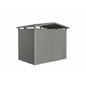 Gerätehaus 'Panorama' Gr. P2 quarzgrau-metallic 273 x 198 cm, mit Standardtür