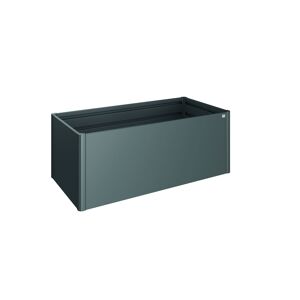 Hochbeet dunkelgrau-metallic, 200 x 100 x 77 cm