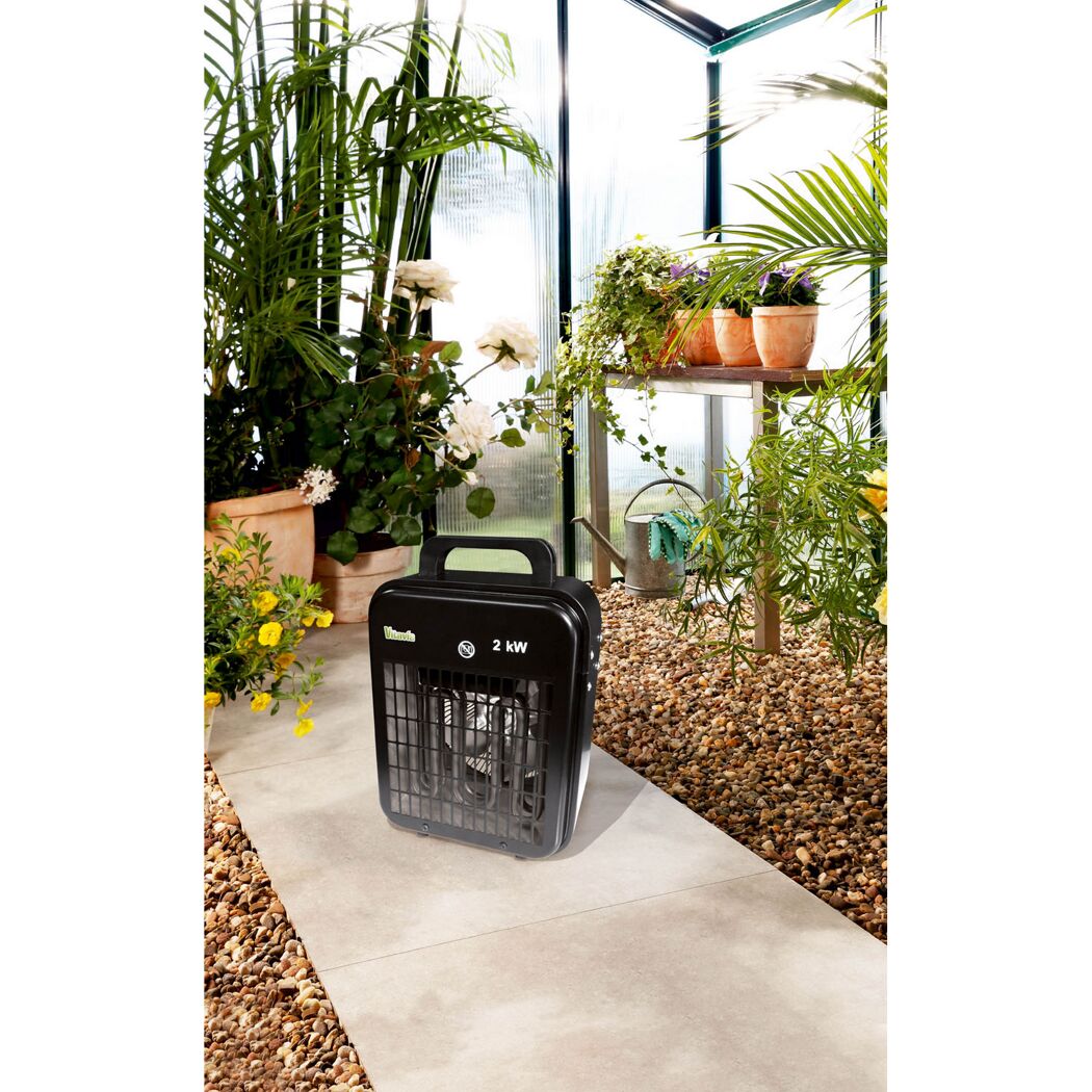 Elektroheizung Vitavia 2 KW im Gewächshaus