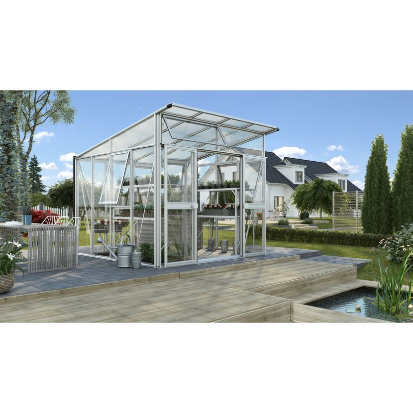Gewächshaus Aphrodite 7800 im Garten