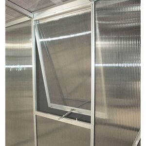 Alu-Seitenfenster für Gewächshäuser aluminiumfarben 59 x 79,2 cm