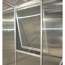 Verkleinertes Bild von Alu-Seitenfenster für Gewächshäuser aluminiumfarben 59 x 79,2 cm