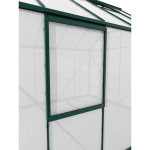 Alu-Seitenfenster 'V' smaragd 59 x 79,2 cm für Gewächshäuser