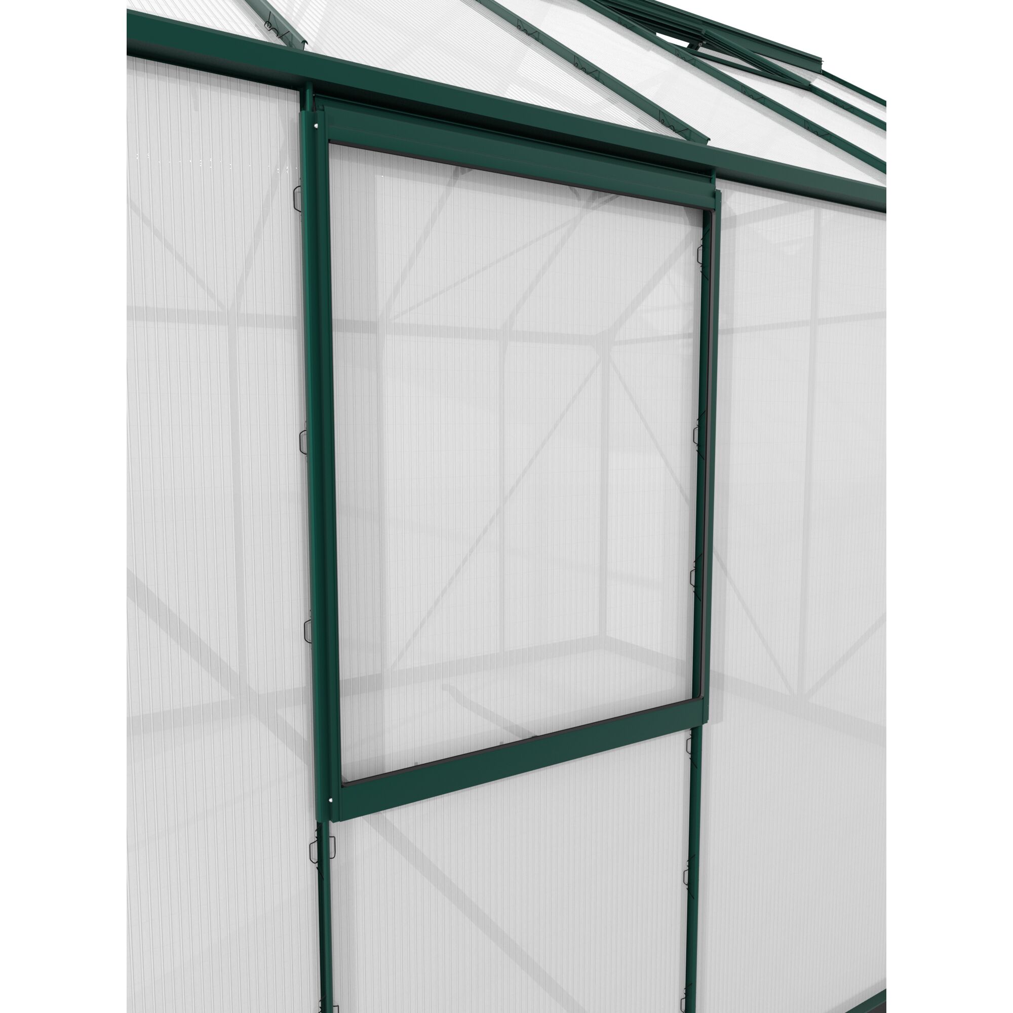 Gewächshausfenster Seitenfenster V mit HKP, smaragd