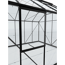 Verkleinertes Bild von Seitenfenster 'V' ESG Aluminium schwarz 59,5 x 79,2 cm für Vitavia Gewächshäuser