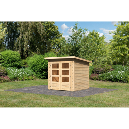 Bild von Gartenhaus 'Schönfeld 2' 186 x 186 x 197 cm (BxTxH) naturbelassen