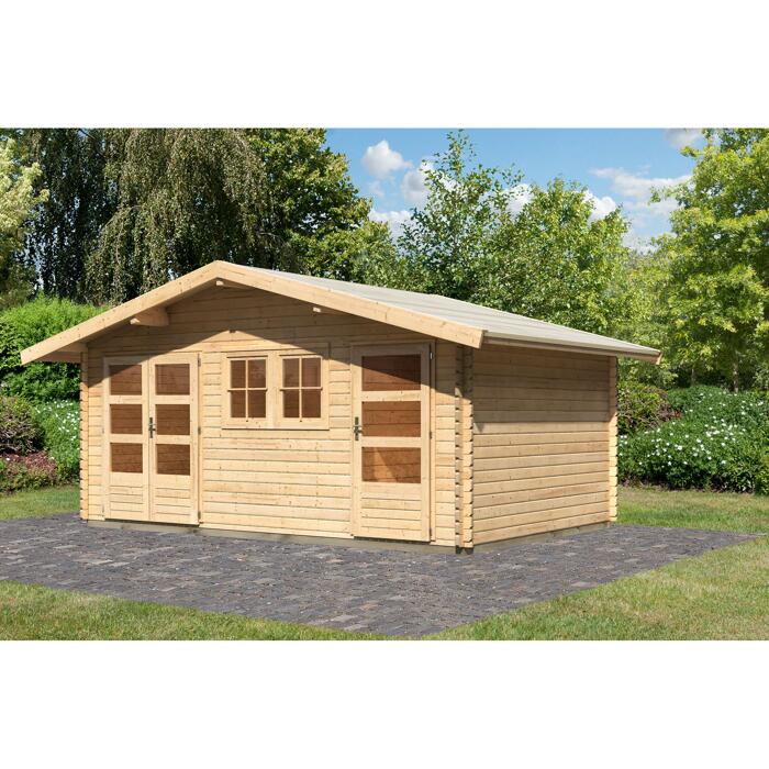 Gartenhaus Burgtor 2 507 X 327 X 273 Cm Bxtxh Naturbelassen Ç Toom Baumarkt