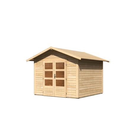5. Bild von Gartenhaus 'Evendorf 6' 274 x 274 x 234 cm naturfarben
