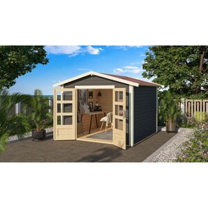 Gartenhaus 'Evendorf 6' 274 x 274 x 234 cm terragrau