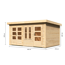 Gartenhaus 'Flehingen 2' 426 x 276 x 228 cm naturfarben
