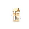 Spielturm Lotti aus Holz naturbelassen
