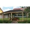 Gartenpavillon mit Tisch und Stühlen