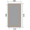 Abmessungen Weka Gartenoase 651 D Gr.2