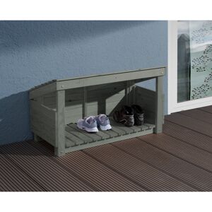 Schuh- und Stiefelbox grau 102 x 59 x 48 cm