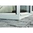 Fundament für Gewächshaus 'Ida 3300' aluminiumfarben