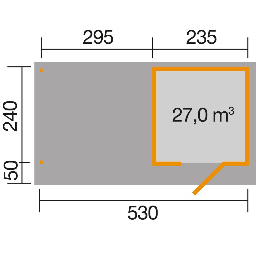 Designhaus Line 172 B, Gr.1, Maße