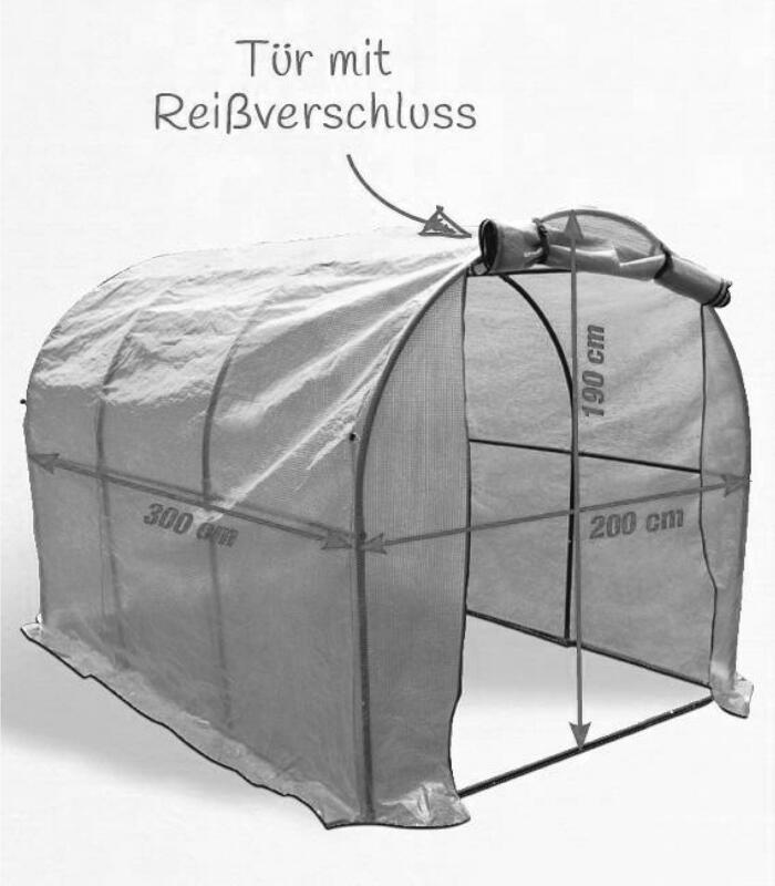 Ersatzfolie für Gewächshaus 'Iglu' weiß