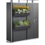 Pflanzgefäß 'FloraBoard' dunkelgrau-metallic für Gerätehaus 'AvantGarde', 'HighLine', 'Panorama'