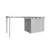 Seitendach silber-metallic 282 x 195 x 222 cm für Gerätehaus 'HighLine' H2