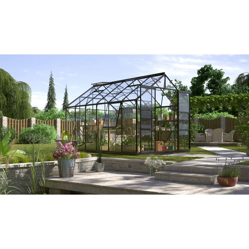 Gewächshaus Jupiter 9900 im Garten
