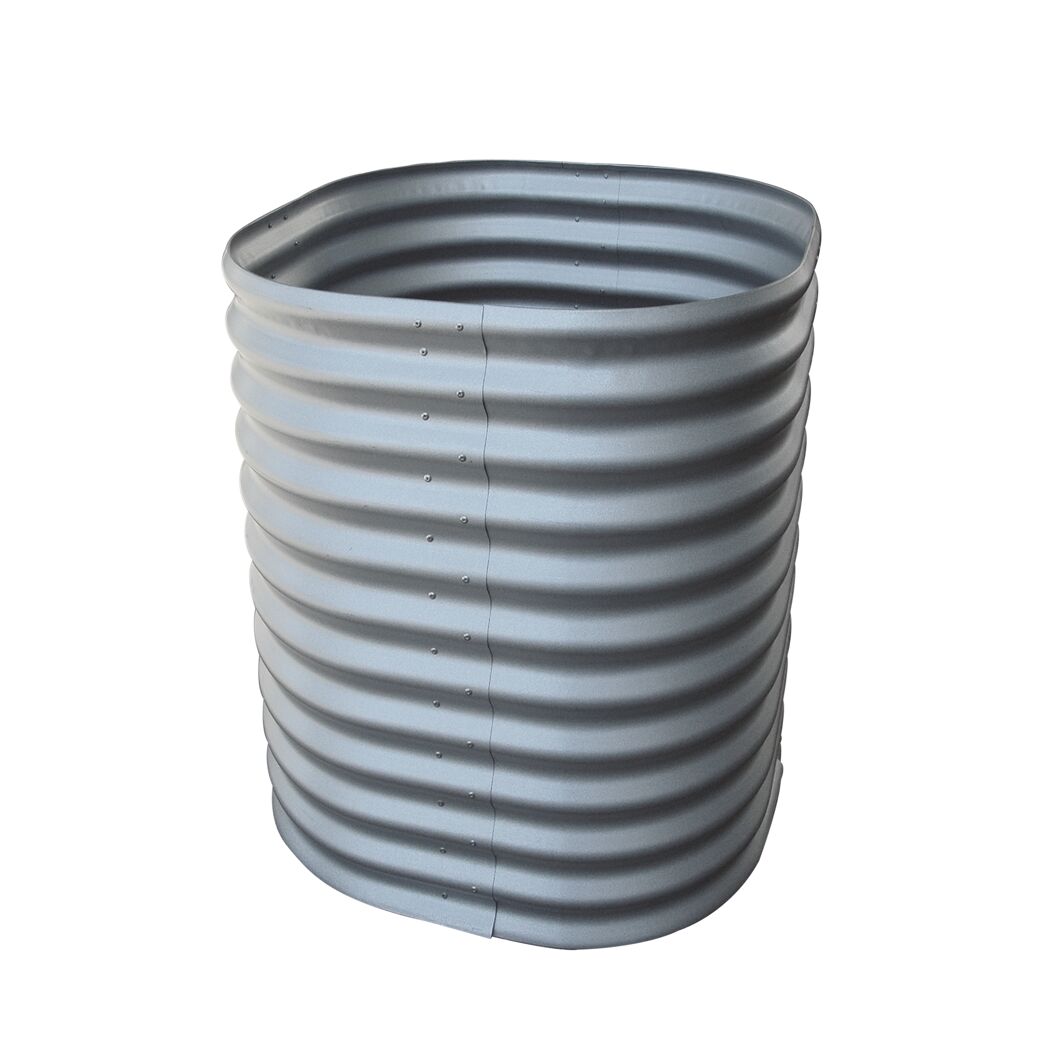 Hochbeet 'Vita 858 Rund' 82 x 86 x 82 cm aluminiumfarben