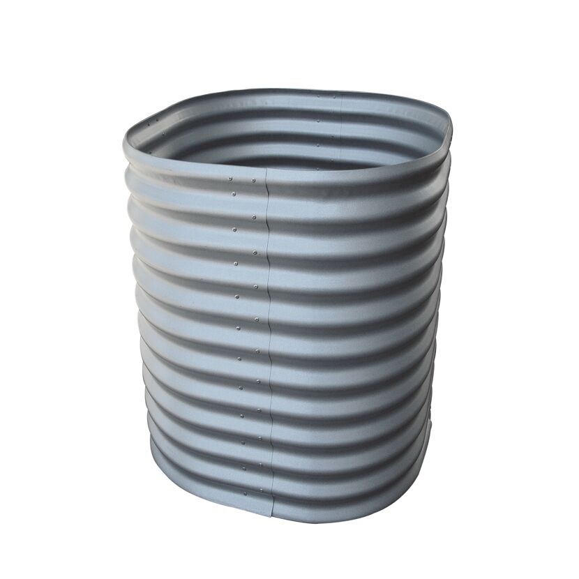 Hochbeet 'Vita 858 Rund' 82 x 86 x 82 cm aluminiumfarben