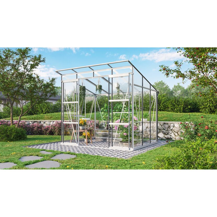 Gewächshaus Playa 5900 ESG/HKP im Garten