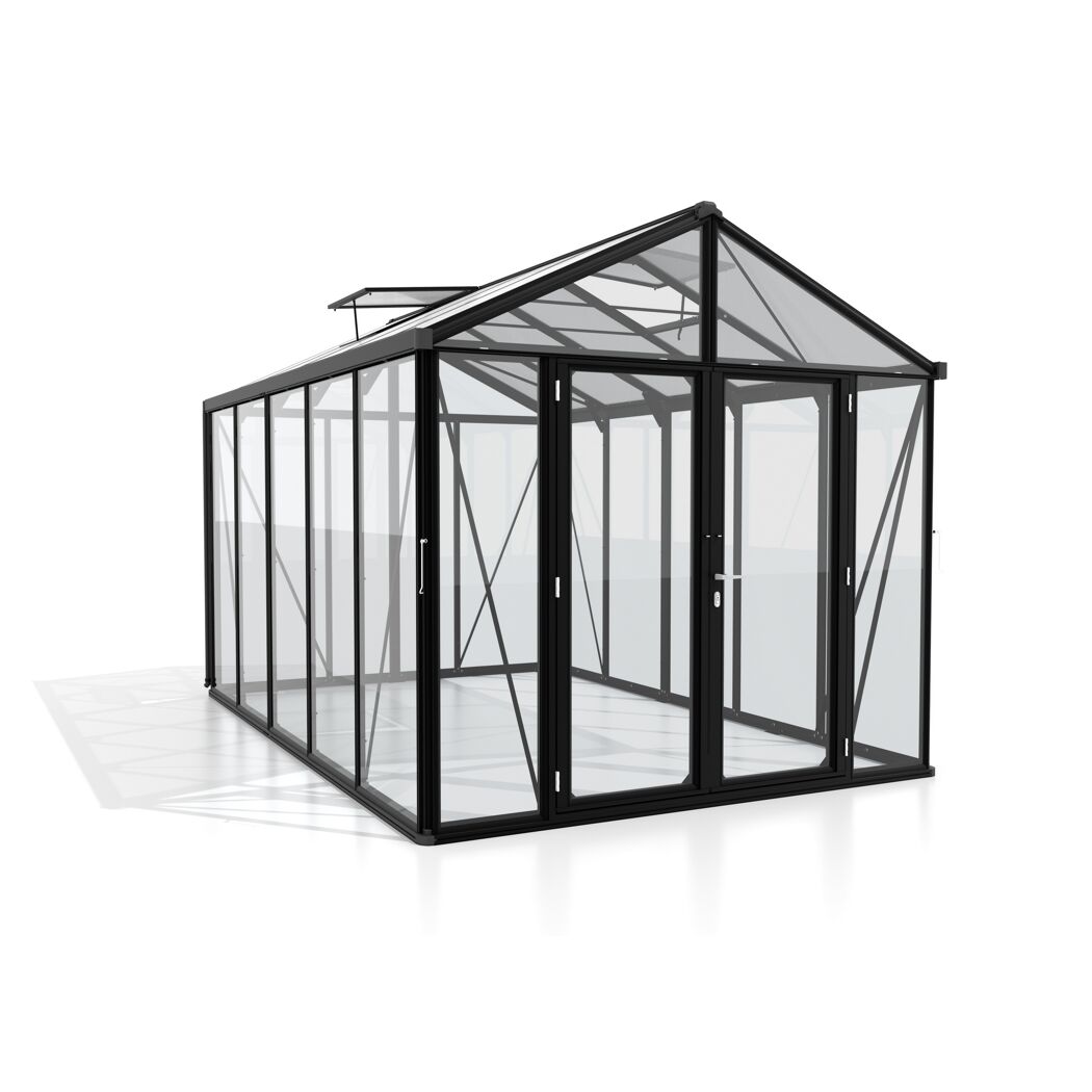 Gewächshaus Zeus Comfort 10000 ESG/HKP, schwarz
