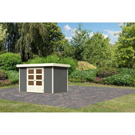 3. Bild von Gartenhaus 'Dornhan 4' 302 x 217 x 211 cm terragrau
