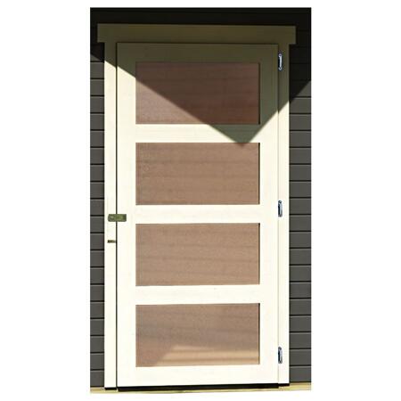 5. Bild von Gartenhaus 'Dohren 3' 204 x 204 x 222 cm (BxTxH) seidengrau