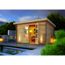 Gartenhaus 'Rieneck 7' 327 x 297 x 222 cm naturfarben