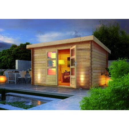 2. Bild von Gartenhaus 'Rieneck 7' 327 x 297 x 222 cm naturfarben