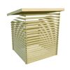 Gartenhaus 'Rieneck 7' 327 x 297 x 222 cm naturfarben
