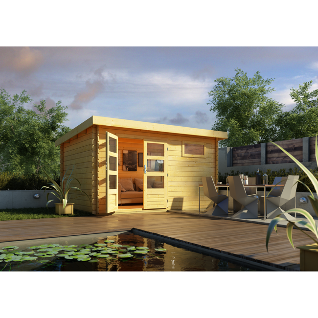 Bild von Gartenhaus 'Rieneck 8' 387 x 297 x 222 cm naturfarben