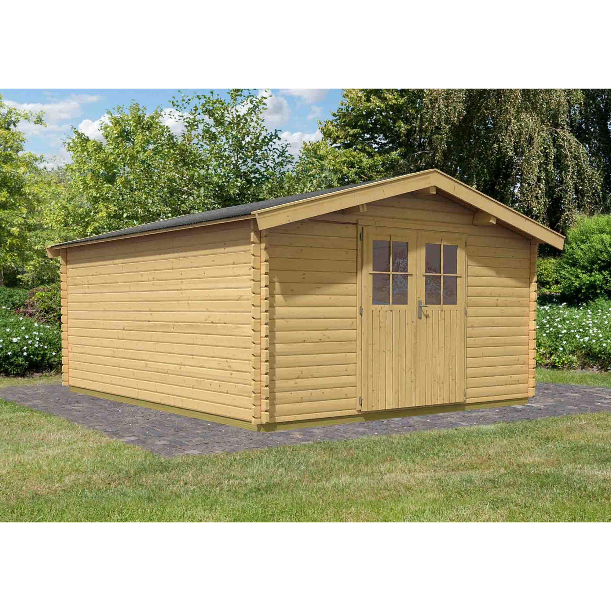 Gartenhaus 'Mettlach 6' 204 x 204 x 222 cm (BxTxH ...