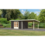 Gartenhaus 'Borsuma 4' Set 1 664 x 309 x 248 cm terragrau