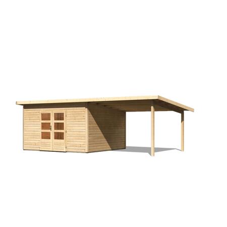 5. Bild von Gartenhaus 'Borsuma 5' Set 1665 x 369 x 248 cm naturfarben