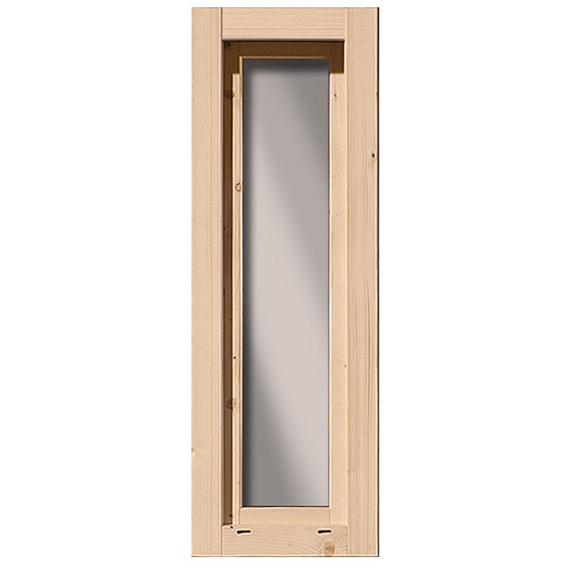 Karibu DrehKippFenster 600 mm x 1695 mm naturbelassen ǀ