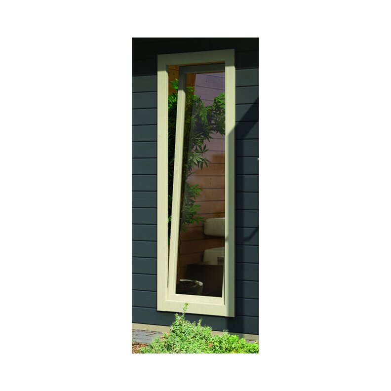 Karibu DrehKippFenster 600 x 1695 mm elfenbeinweiß ǀ