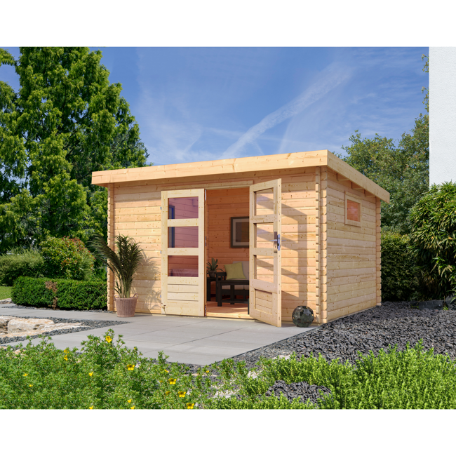 Bild von Gartenhaus 'Torgaust 4' 327 x 297 x 217 cm naturfarben