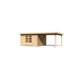 Gartenhaus 'Torgaust 4' Set 1639 x 297 x 217 cm naturfarben