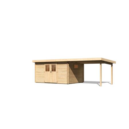 5. Bild von Gartenhaus 'Torgaust 5' Set 1 539 x 297 x 217 cm naturfarben